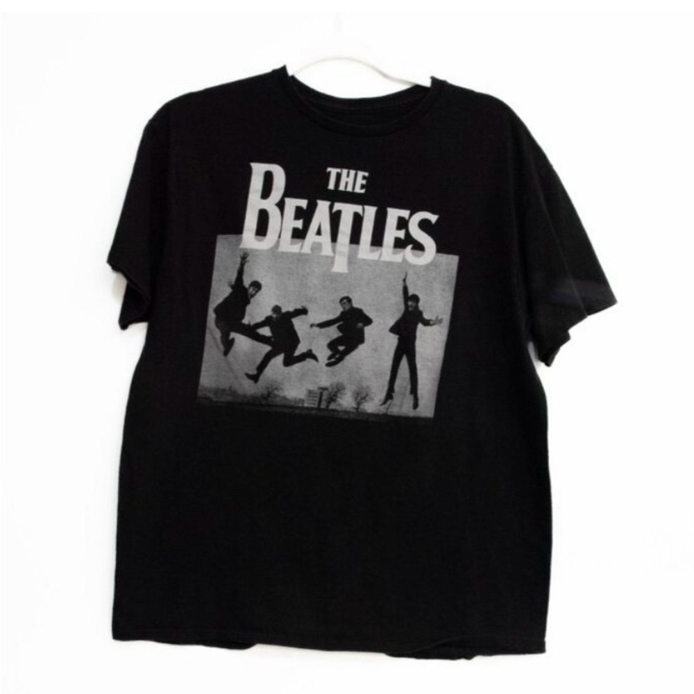 The Beatles Black Cotton Tee